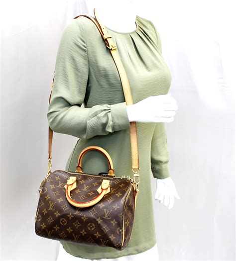 louis vuitton speedy bandouliere 25 bag in monogram damier ebene|louis vuitton speedy 30 price.